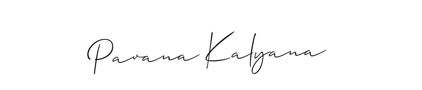 Pavana Kalyana stylish signature style. Best Handwritten Sign (Allison_Script) for my name. Handwritten Signature Collection Ideas for my name Pavana Kalyana. Pavana Kalyana signature style 2 images and pictures png