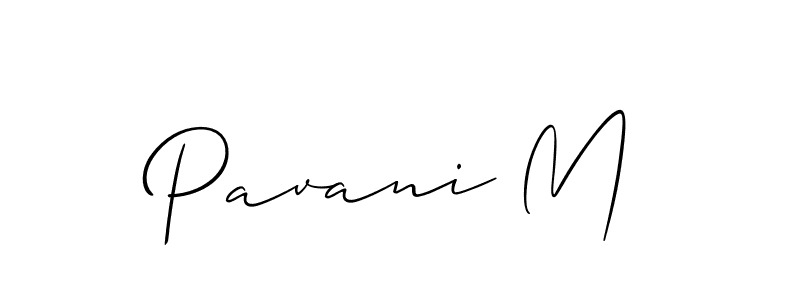 Make a beautiful signature design for name Pavani M. Use this online signature maker to create a handwritten signature for free. Pavani M signature style 2 images and pictures png