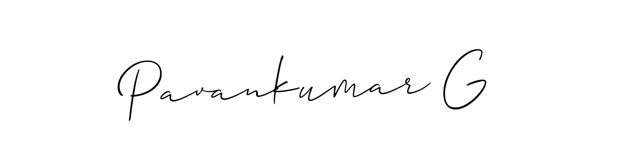 Also we have Pavankumar G name is the best signature style. Create professional handwritten signature collection using Allison_Script autograph style. Pavankumar G signature style 2 images and pictures png