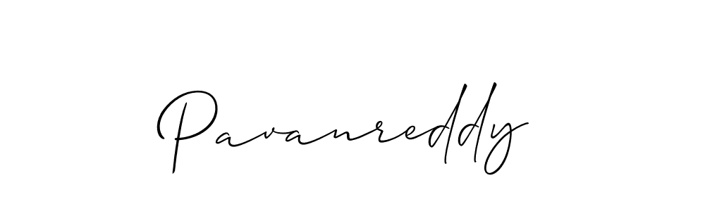 Design your own signature with our free online signature maker. With this signature software, you can create a handwritten (Allison_Script) signature for name Pavanreddy. Pavanreddy signature style 2 images and pictures png