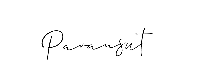 Once you've used our free online signature maker to create your best signature Allison_Script style, it's time to enjoy all of the benefits that Pavansut name signing documents. Pavansut signature style 2 images and pictures png