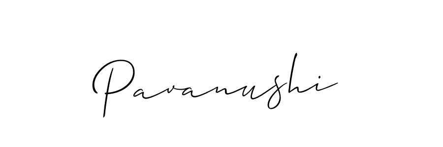 You should practise on your own different ways (Allison_Script) to write your name (Pavanushi) in signature. don't let someone else do it for you. Pavanushi signature style 2 images and pictures png