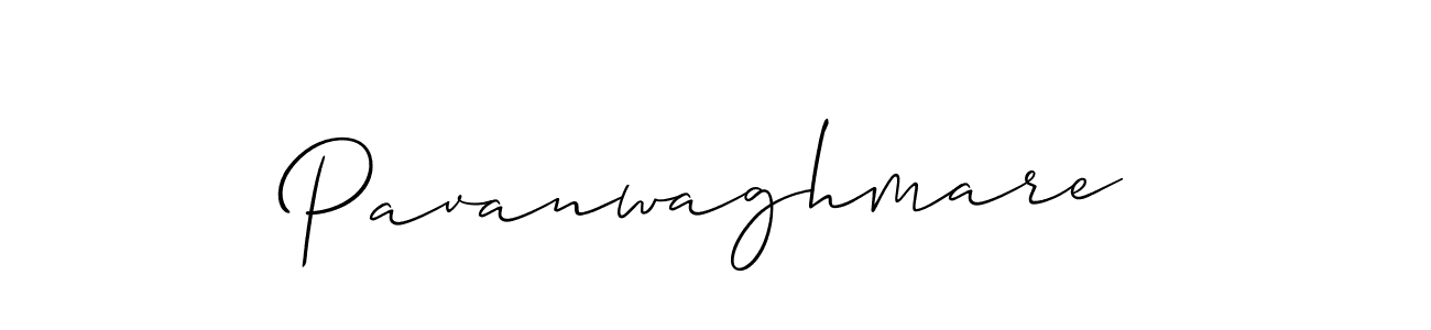 Also we have Pavanwaghmare name is the best signature style. Create professional handwritten signature collection using Allison_Script autograph style. Pavanwaghmare signature style 2 images and pictures png