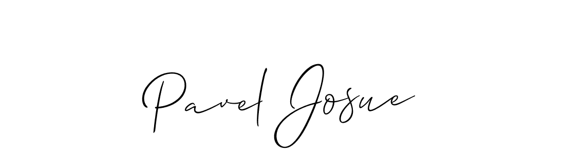 Also we have Pavel Josue name is the best signature style. Create professional handwritten signature collection using Allison_Script autograph style. Pavel Josue signature style 2 images and pictures png