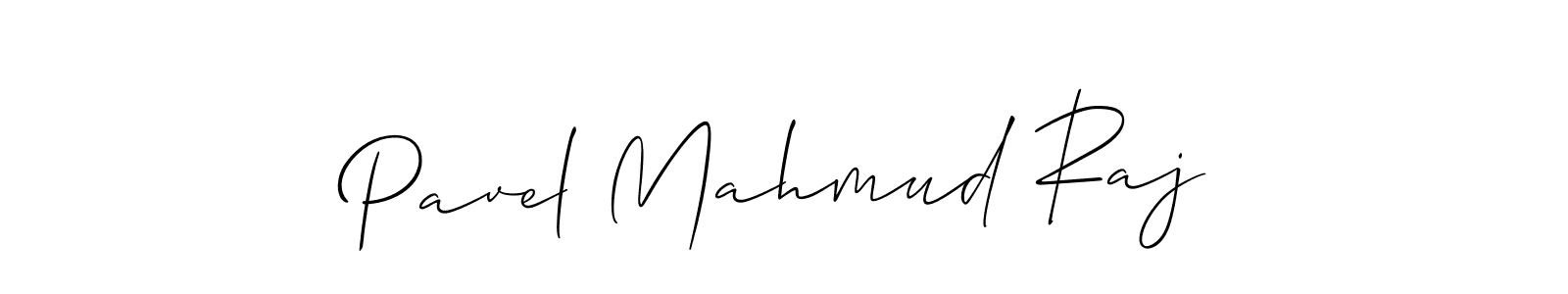 if you are searching for the best signature style for your name Pavel Mahmud Raj. so please give up your signature search. here we have designed multiple signature styles  using Allison_Script. Pavel Mahmud Raj signature style 2 images and pictures png
