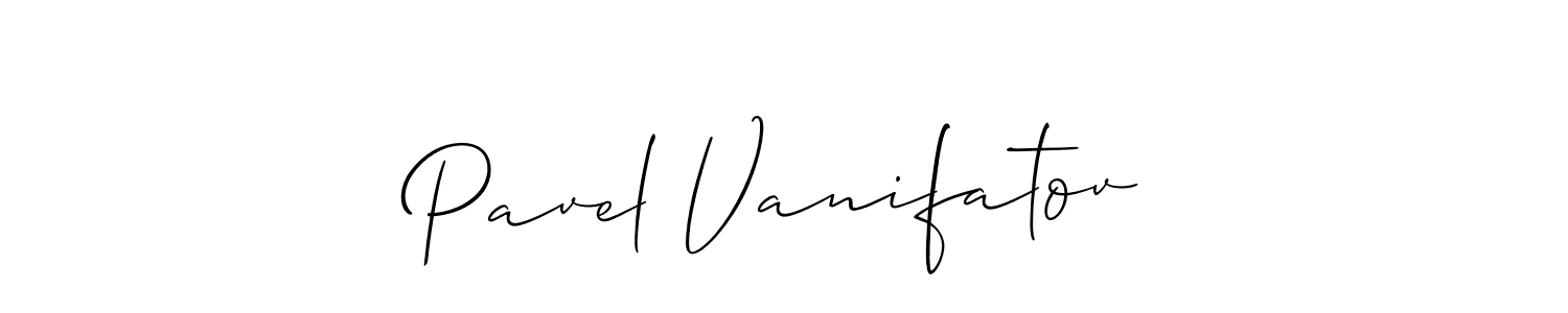 Once you've used our free online signature maker to create your best signature Allison_Script style, it's time to enjoy all of the benefits that Pavel Vanifatov name signing documents. Pavel Vanifatov signature style 2 images and pictures png