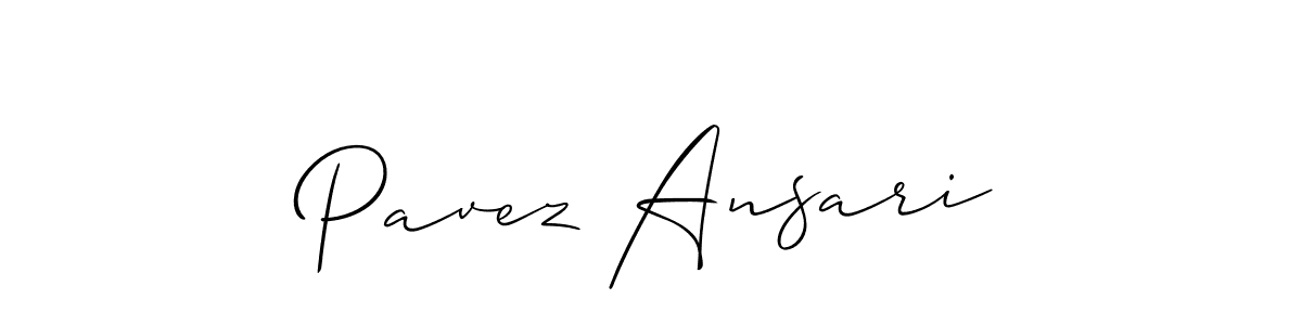 How to Draw Pavez Ansari signature style? Allison_Script is a latest design signature styles for name Pavez Ansari. Pavez Ansari signature style 2 images and pictures png