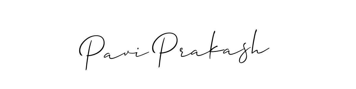 Allison_Script is a professional signature style that is perfect for those who want to add a touch of class to their signature. It is also a great choice for those who want to make their signature more unique. Get Pavi Prakash name to fancy signature for free. Pavi Prakash signature style 2 images and pictures png