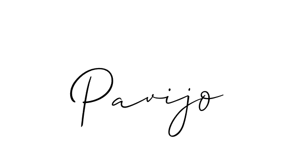 How to make Pavijo name signature. Use Allison_Script style for creating short signs online. This is the latest handwritten sign. Pavijo signature style 2 images and pictures png