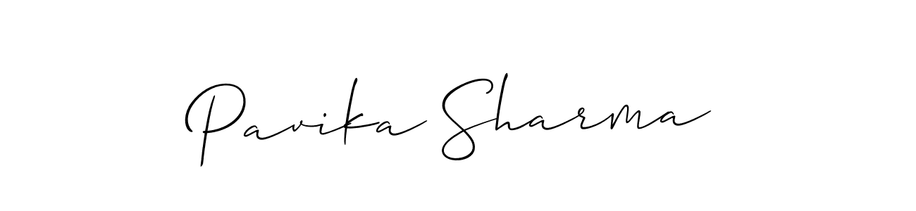 Once you've used our free online signature maker to create your best signature Allison_Script style, it's time to enjoy all of the benefits that Pavika Sharma name signing documents. Pavika Sharma signature style 2 images and pictures png