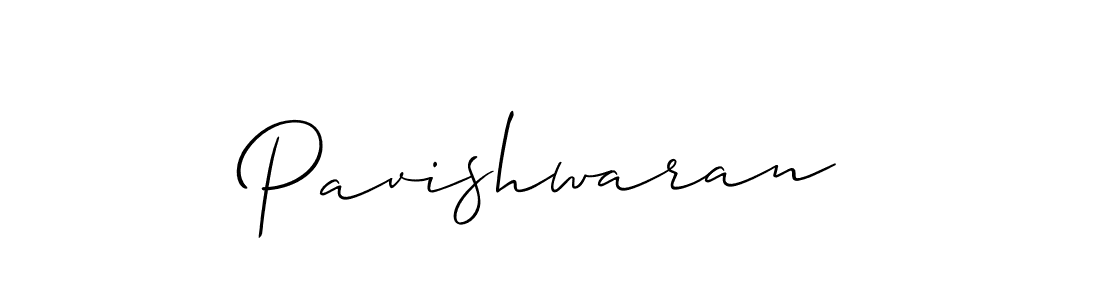 Design your own signature with our free online signature maker. With this signature software, you can create a handwritten (Allison_Script) signature for name Pavishwaran. Pavishwaran signature style 2 images and pictures png