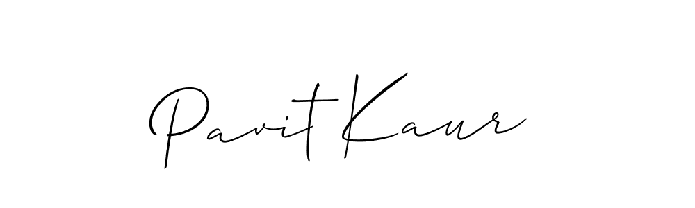 You should practise on your own different ways (Allison_Script) to write your name (Pavit Kaur) in signature. don't let someone else do it for you. Pavit Kaur signature style 2 images and pictures png