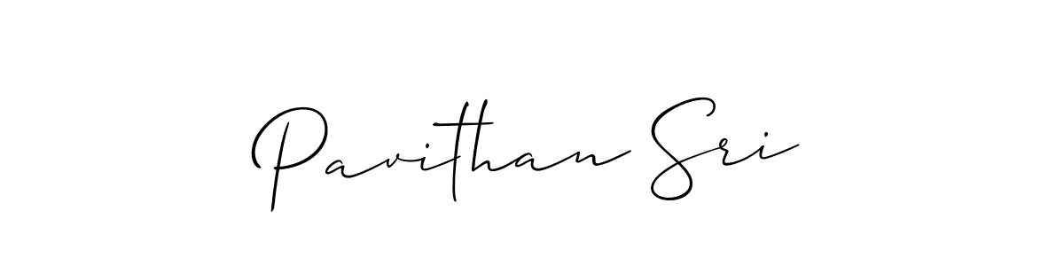 Create a beautiful signature design for name Pavithan Sri. With this signature (Allison_Script) fonts, you can make a handwritten signature for free. Pavithan Sri signature style 2 images and pictures png