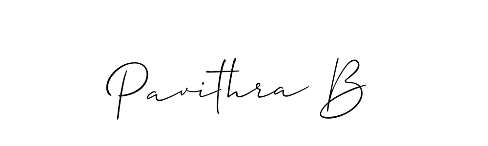 Allison_Script is a professional signature style that is perfect for those who want to add a touch of class to their signature. It is also a great choice for those who want to make their signature more unique. Get Pavithra B name to fancy signature for free. Pavithra B signature style 2 images and pictures png