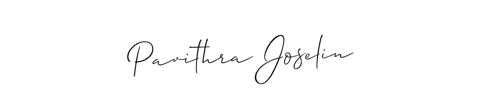 The best way (Allison_Script) to make a short signature is to pick only two or three words in your name. The name Pavithra Joselin include a total of six letters. For converting this name. Pavithra Joselin signature style 2 images and pictures png