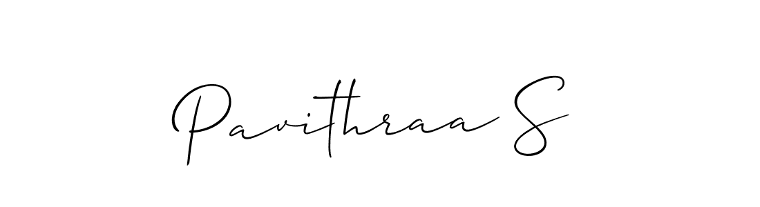 Also we have Pavithraa S name is the best signature style. Create professional handwritten signature collection using Allison_Script autograph style. Pavithraa S signature style 2 images and pictures png