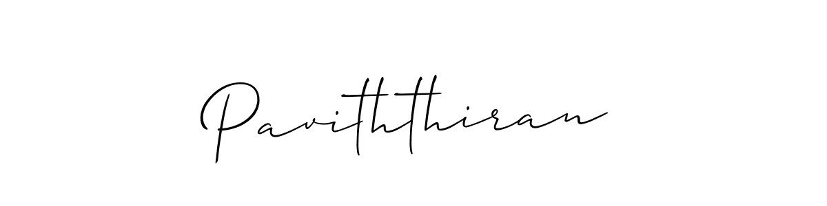 Make a beautiful signature design for name Paviththiran. With this signature (Allison_Script) style, you can create a handwritten signature for free. Paviththiran signature style 2 images and pictures png