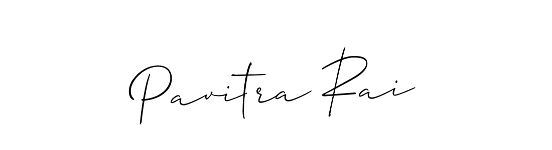 Make a beautiful signature design for name Pavitra Rai. With this signature (Allison_Script) style, you can create a handwritten signature for free. Pavitra Rai signature style 2 images and pictures png