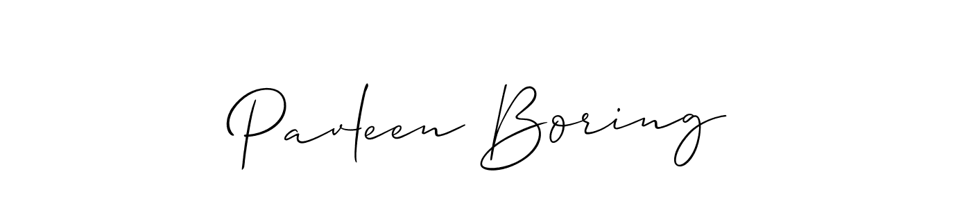 Also You can easily find your signature by using the search form. We will create Pavleen Boring name handwritten signature images for you free of cost using Allison_Script sign style. Pavleen Boring signature style 2 images and pictures png