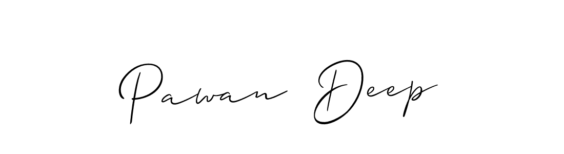 Best and Professional Signature Style for Pawan  Deep. Allison_Script Best Signature Style Collection. Pawan  Deep signature style 2 images and pictures png