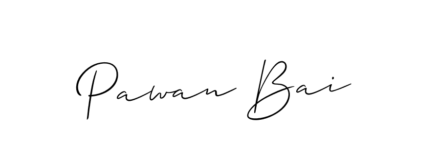 How to make Pawan Bai signature? Allison_Script is a professional autograph style. Create handwritten signature for Pawan Bai name. Pawan Bai signature style 2 images and pictures png