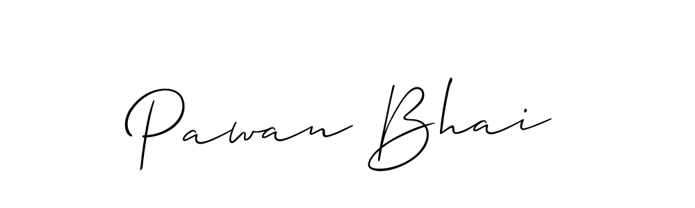 if you are searching for the best signature style for your name Pawan Bhai. so please give up your signature search. here we have designed multiple signature styles  using Allison_Script. Pawan Bhai signature style 2 images and pictures png