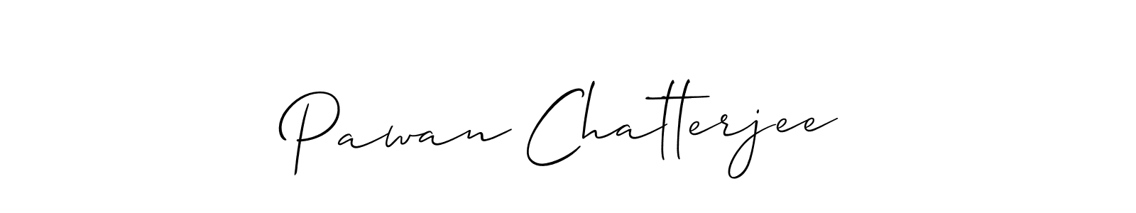 It looks lik you need a new signature style for name Pawan Chatterjee. Design unique handwritten (Allison_Script) signature with our free signature maker in just a few clicks. Pawan Chatterjee signature style 2 images and pictures png