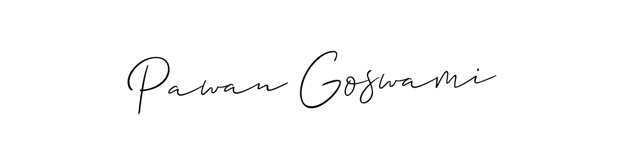 Best and Professional Signature Style for Pawan Goswami. Allison_Script Best Signature Style Collection. Pawan Goswami signature style 2 images and pictures png