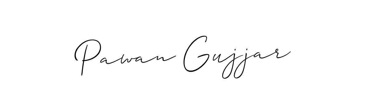 How to Draw Pawan Gujjar signature style? Allison_Script is a latest design signature styles for name Pawan Gujjar. Pawan Gujjar signature style 2 images and pictures png