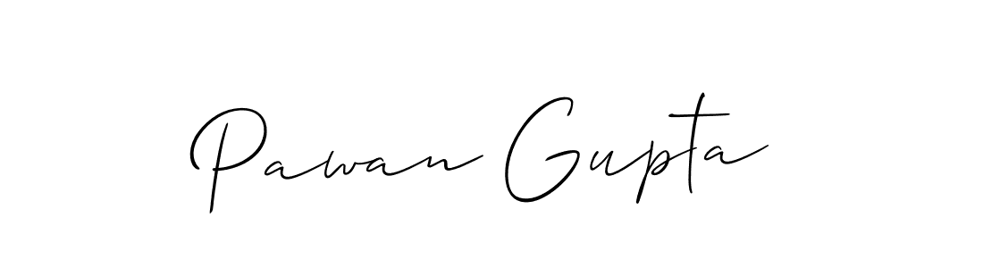 Also we have Pawan Gupta name is the best signature style. Create professional handwritten signature collection using Allison_Script autograph style. Pawan Gupta signature style 2 images and pictures png