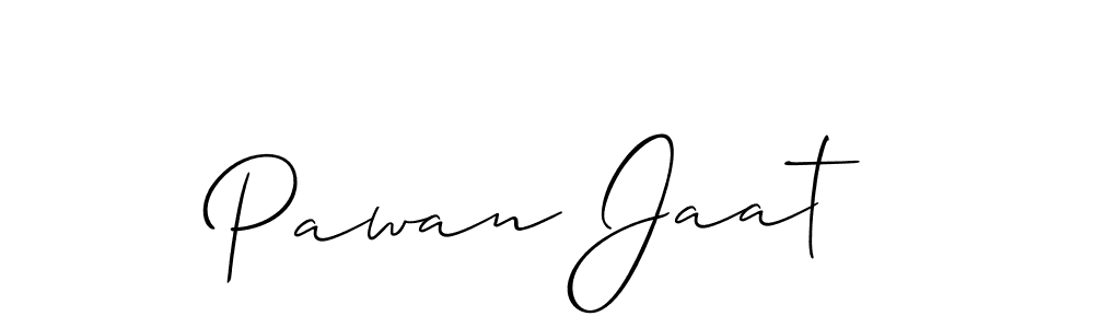 Design your own signature with our free online signature maker. With this signature software, you can create a handwritten (Allison_Script) signature for name Pawan Jaat. Pawan Jaat signature style 2 images and pictures png