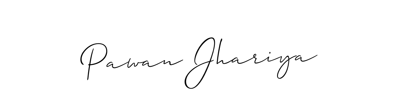 Best and Professional Signature Style for Pawan Jhariya. Allison_Script Best Signature Style Collection. Pawan Jhariya signature style 2 images and pictures png