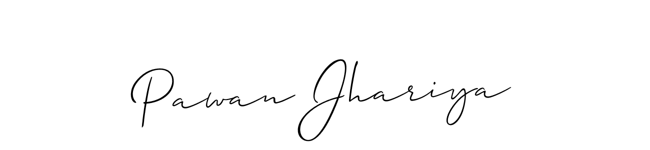 Best and Professional Signature Style for Pawan Jhariya. Allison_Script Best Signature Style Collection. Pawan Jhariya signature style 2 images and pictures png