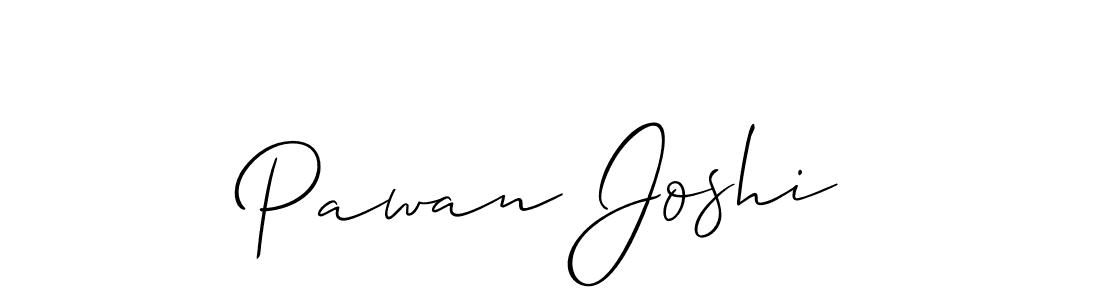 Best and Professional Signature Style for Pawan Joshi. Allison_Script Best Signature Style Collection. Pawan Joshi signature style 2 images and pictures png