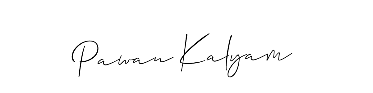 Pawan Kalyam stylish signature style. Best Handwritten Sign (Allison_Script) for my name. Handwritten Signature Collection Ideas for my name Pawan Kalyam. Pawan Kalyam signature style 2 images and pictures png