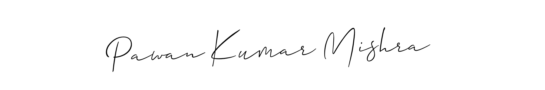 Design your own signature with our free online signature maker. With this signature software, you can create a handwritten (Allison_Script) signature for name Pawan Kumar Mishra. Pawan Kumar Mishra signature style 2 images and pictures png