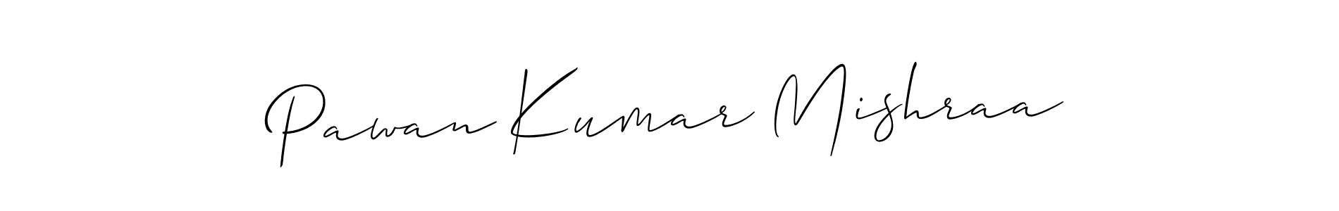 You should practise on your own different ways (Allison_Script) to write your name (Pawan Kumar Mishraa) in signature. don't let someone else do it for you. Pawan Kumar Mishraa signature style 2 images and pictures png