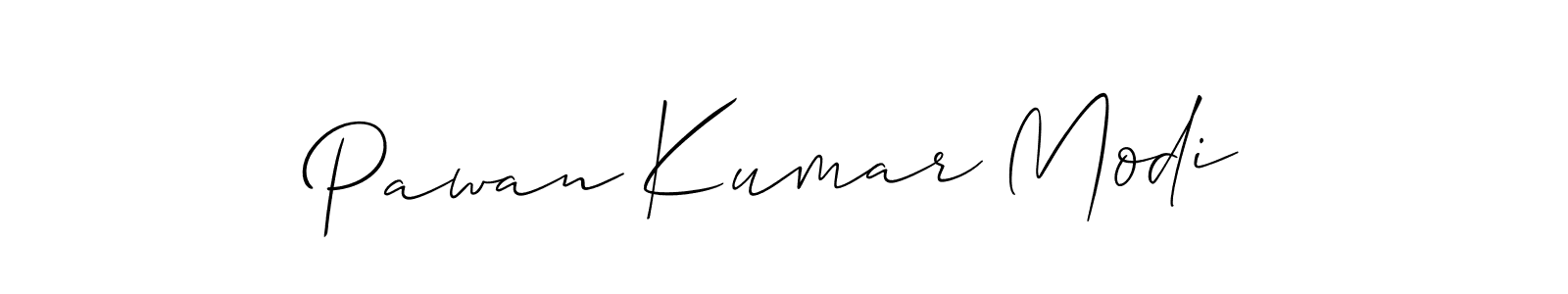 Create a beautiful signature design for name Pawan Kumar Modi. With this signature (Allison_Script) fonts, you can make a handwritten signature for free. Pawan Kumar Modi signature style 2 images and pictures png