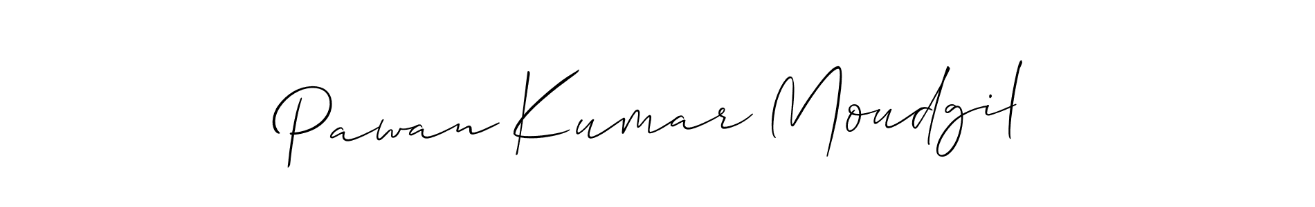 Make a beautiful signature design for name Pawan Kumar Moudgil. With this signature (Allison_Script) style, you can create a handwritten signature for free. Pawan Kumar Moudgil signature style 2 images and pictures png