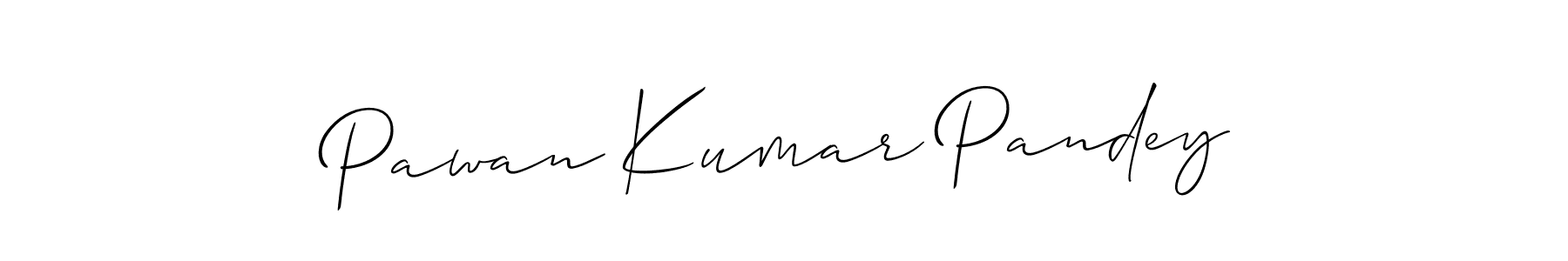 How to make Pawan Kumar Pandey signature? Allison_Script is a professional autograph style. Create handwritten signature for Pawan Kumar Pandey name. Pawan Kumar Pandey signature style 2 images and pictures png