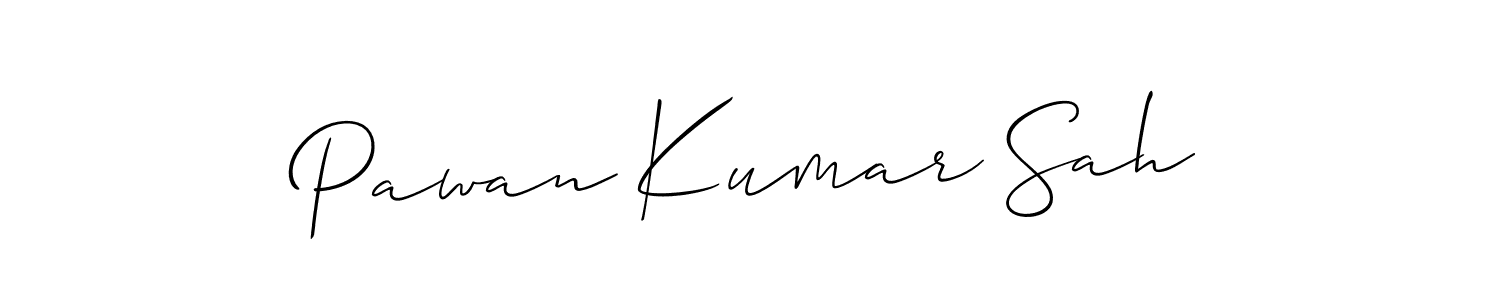 Make a beautiful signature design for name Pawan Kumar Sah. Use this online signature maker to create a handwritten signature for free. Pawan Kumar Sah signature style 2 images and pictures png