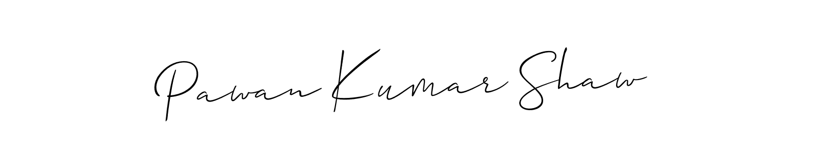 Make a beautiful signature design for name Pawan Kumar Shaw. Use this online signature maker to create a handwritten signature for free. Pawan Kumar Shaw signature style 2 images and pictures png