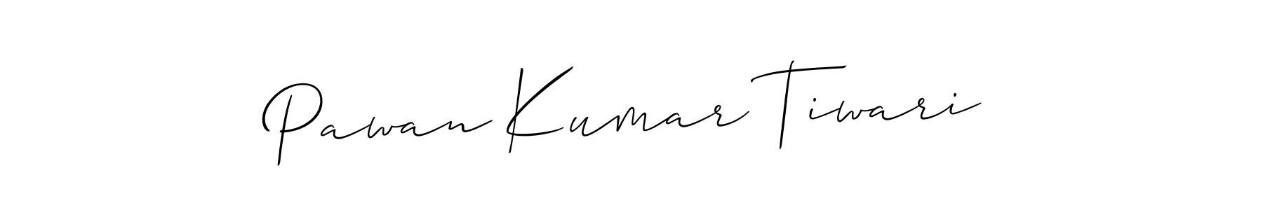 Design your own signature with our free online signature maker. With this signature software, you can create a handwritten (Allison_Script) signature for name Pawan Kumar Tiwari. Pawan Kumar Tiwari signature style 2 images and pictures png