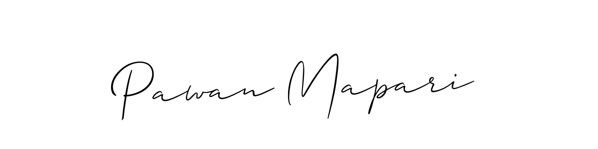 You should practise on your own different ways (Allison_Script) to write your name (Pawan Mapari) in signature. don't let someone else do it for you. Pawan Mapari signature style 2 images and pictures png
