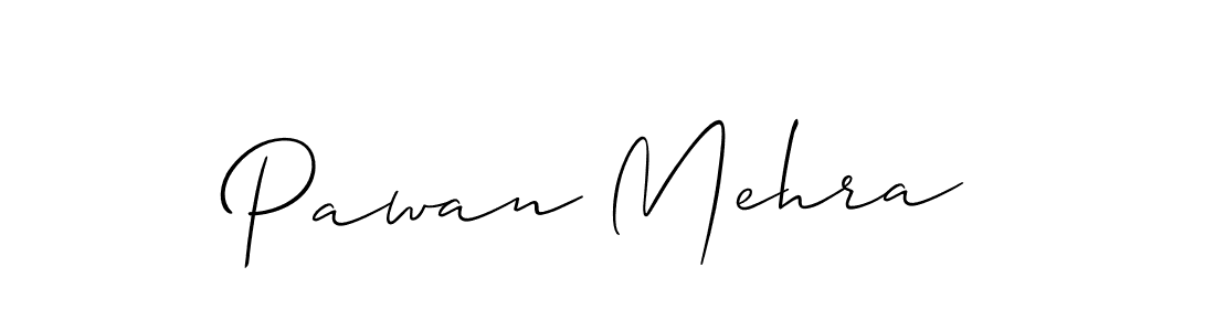 Pawan Mehra stylish signature style. Best Handwritten Sign (Allison_Script) for my name. Handwritten Signature Collection Ideas for my name Pawan Mehra. Pawan Mehra signature style 2 images and pictures png