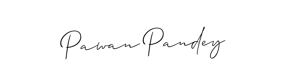 Allison_Script is a professional signature style that is perfect for those who want to add a touch of class to their signature. It is also a great choice for those who want to make their signature more unique. Get Pawan Pandey name to fancy signature for free. Pawan Pandey signature style 2 images and pictures png