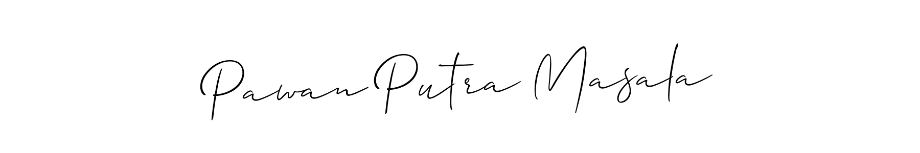Also You can easily find your signature by using the search form. We will create Pawan Putra Masala name handwritten signature images for you free of cost using Allison_Script sign style. Pawan Putra Masala signature style 2 images and pictures png