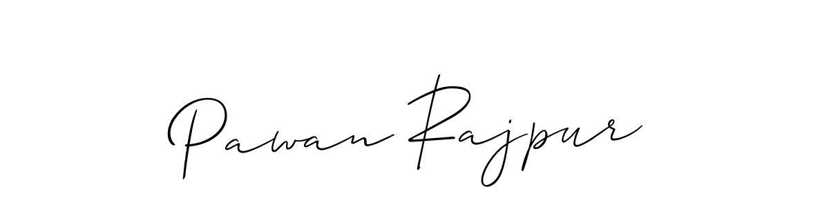 Make a beautiful signature design for name Pawan Rajpur. With this signature (Allison_Script) style, you can create a handwritten signature for free. Pawan Rajpur signature style 2 images and pictures png