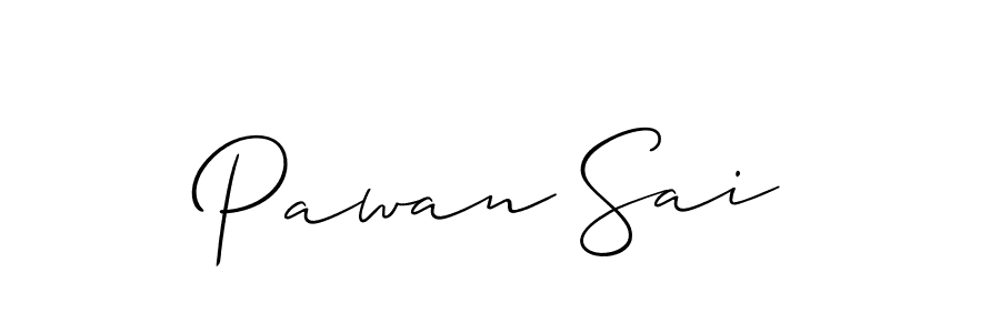 How to make Pawan Sai signature? Allison_Script is a professional autograph style. Create handwritten signature for Pawan Sai name. Pawan Sai signature style 2 images and pictures png