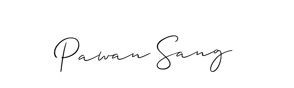 The best way (Allison_Script) to make a short signature is to pick only two or three words in your name. The name Pawan Sang include a total of six letters. For converting this name. Pawan Sang signature style 2 images and pictures png